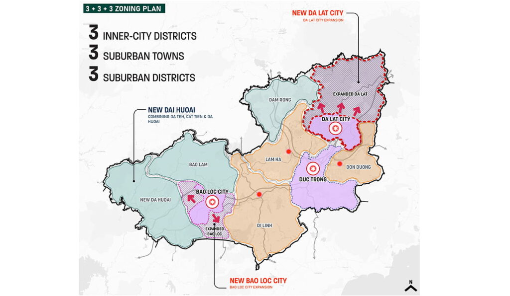 Lam Dong Province Master Plan 2030 with Vision to 2050