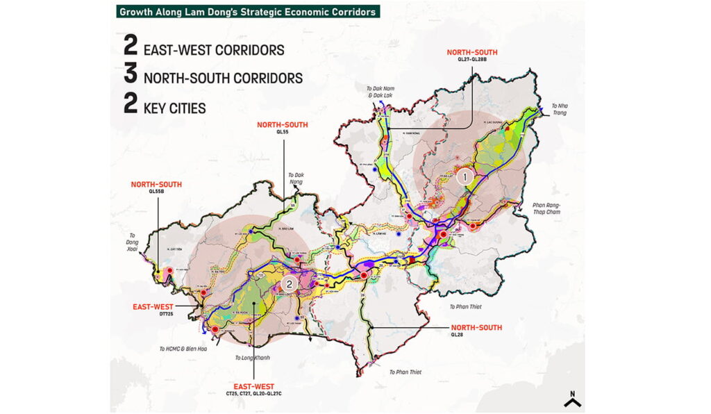Lam Dong Province Master Plan 2030 with Vision to 2050