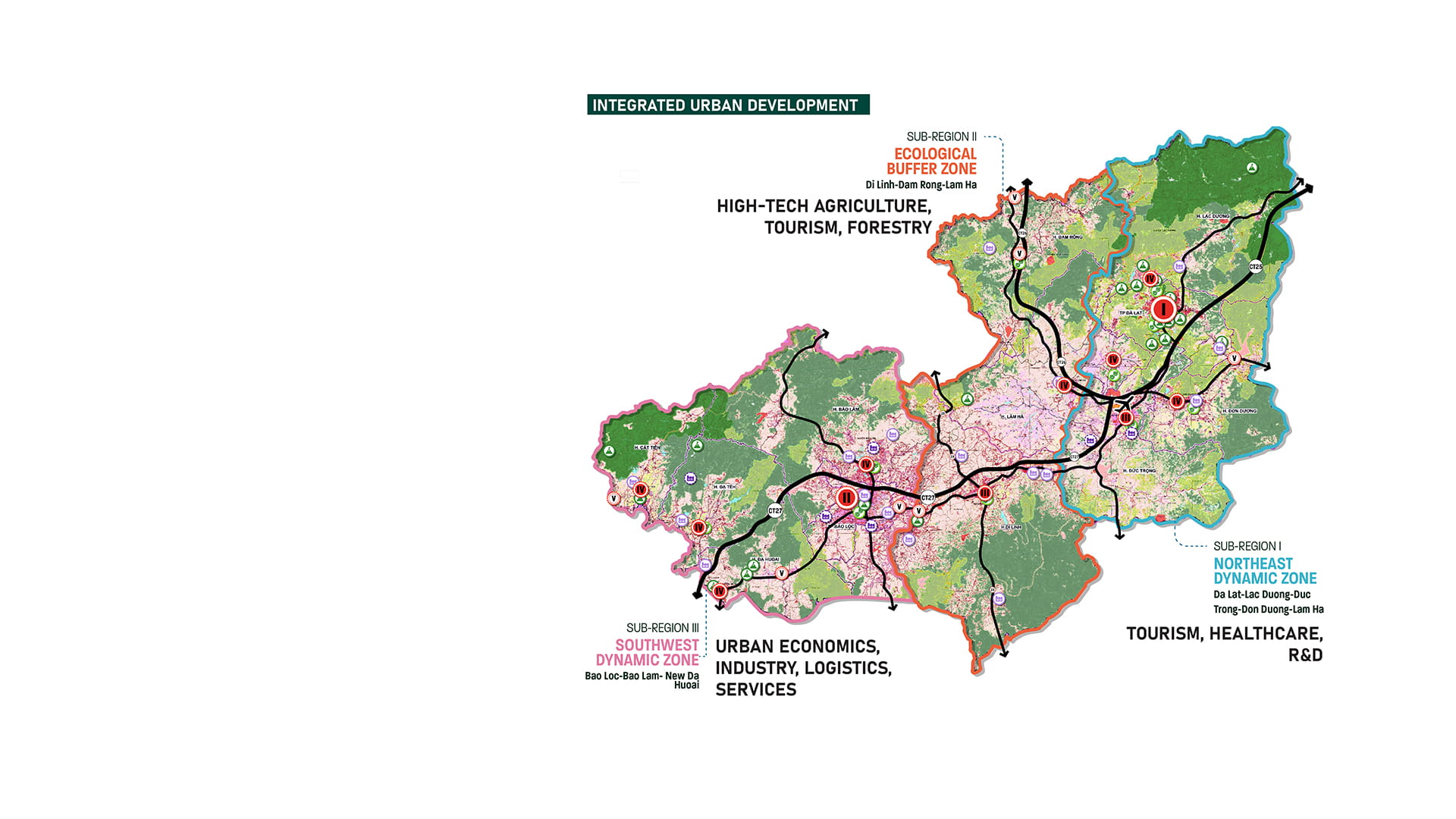 Lam Dong Province Master Plan 2030 with Vision to 2050