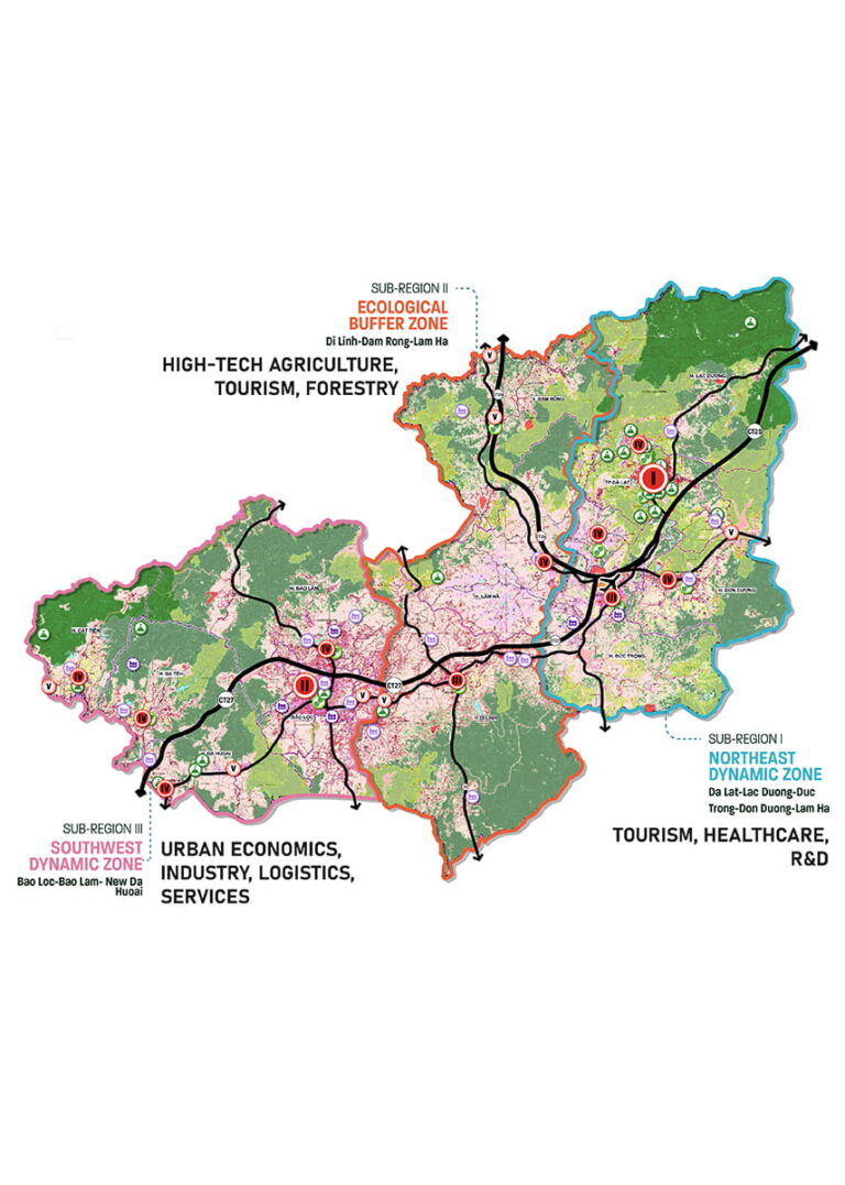 Lam Dong Province Master Plan 2030 with Vision to 2050