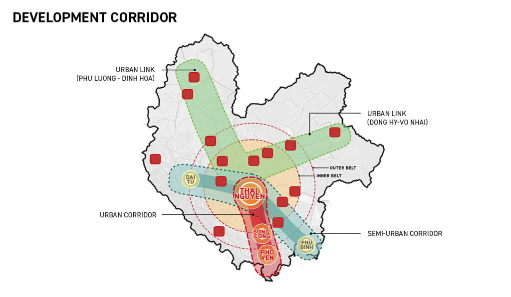 Thai Nguyen Province Master Plan 2030 with Vision to 2050