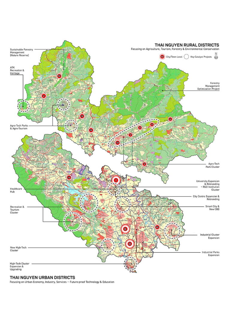 Thai Nguyen Province Master Plan 2030 with Vision to 2050